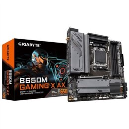 Gigabyte B650M GAMING X AX 1.1 M/B Processor family AMD, Processor socket AM5, DDR5 DIMM, Memory slots 4, Supported hard disk dr