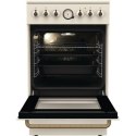 Gorenje Cooker GECS5B70CLI Hob type Vitroceramic, Oven type Electric, Beige, Width 50 cm, 70 L, Depth 59.4 cm