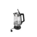 Gorenje Kettle K17GED Electric, 2200 W, 1.7 L, Glass, 360° rotational base, Transparent/Stainless Steel