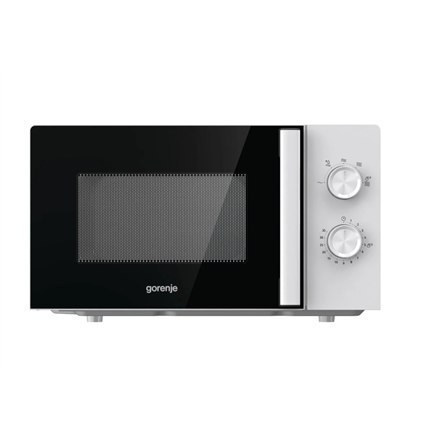 Gorenje Microwave Oven MO20E1WH Free standing, 20 L, 800 W, Grill, White