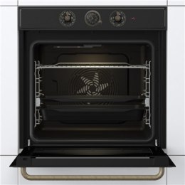 Gorenje Oven BOS67371CLB 77 L, Built in, EcoClean, Mechanical, Steam function, Height 59.5 cm, Width 59.5 cm, Black