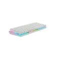 Corsair K70 PRO MINI, Gaming keyboard, RGB LED light, NA, White, Wireless/Wired, CHERRY MX Red