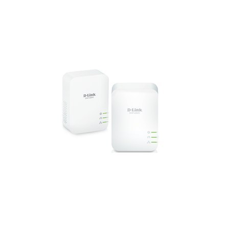 D-Link PowerLine AV2 1000 HD Gigabit Starter Kit DHP-601AV/E 1000 Mbit/s, Ethernet LAN (RJ-45) ports 1, No Wi-Fi, Extra socket