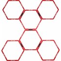 Pure2Improve Hexagon Agility Grid Red