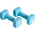 Pure2Improve P2I201410 Dumbbells, 2 pcs, 3 kg, Blue, Neoprene