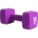 Pure2Improve P2I201460 Dumbbells, 1 pcs, 10 kg, Purple, Neoprene