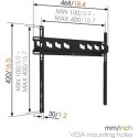 Vogels Wall mount, MA3000-A, Fixed, 32-55 ", Maximum weight (capacity) 60 kg, VESA 100-400 mm, Black