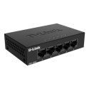 Przełącznik ethernetowy D-Link DGS-105GL/E niezarządzalny, stacjonarny, porty 1 Gb/s (RJ-45) ilość 5 szt.