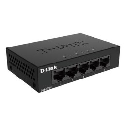 Przełącznik ethernetowy D-Link DGS-105GL/E niezarządzalny, stacjonarny, porty 1 Gb/s (RJ-45) ilość 5 szt.