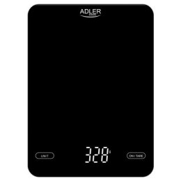 Waga kuchenna Adler AD 3177b Maksymalna waga (obciążenie) 10 kg, Dokładność 1 g, Czarny