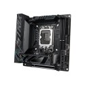 Asus ROG STRIX Z790-I GAMING WIFI Rodzina procesorów Intel, Gniazdo procesora LGA1700, Pamięć DDR5 DIMM, Gniazda pamięci 2, Obsł