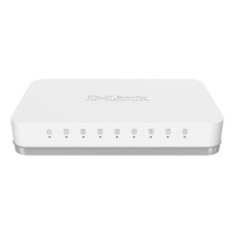 D-Link Switch GO-SW-8G/E Niezarządzany, Desktop, 1 Gbps (RJ-45) ilość portów 8