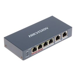 Hikvision DS-3E0106HP Unmanaged, Desktop, 10/100 Mbps (RJ-45) ports quantity 6