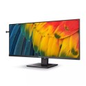 Philips Hub USB-C Monitor 40B1U5600/00 40 ", IPS, WQHD, 3440 x 1440, 21:9, 4 ms, 500 cd/m², Czarny, 120 Hz, Liczba portów HDMI 1