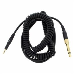 Przewód spiralny Audio Technica ATH-M40X/M50X 3,5 mm TRS męski, 2,5 mm TRS męski, 3 m