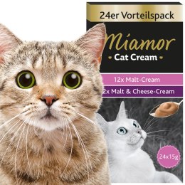 Miamor Cat Cream Ani-hairball- paszteciki na kłaczki 24x15g