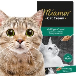 Miamor Cat Cream Chicken - paszteciki na lśniącą sierść 6x15g