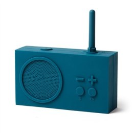 Radio FM i głośnik bezprzewodowy LEXON TYKHO3 Przenośny, Połączenie bezprzewodowe, Kaczo niebieski, Bluetooth