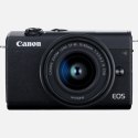 Lustrzanka Canon EOS M200 + EF-M 15-45 IS STM, Megapiksele 24.1 MP, Stabilizator obrazu, ISO 25600, Przekątna wyświetlacza 3.0 "