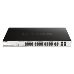 D-Link 28-portowy Gigabit Smart Managed PoE Switch DGS-1210-28P Managed L2+, Desktop