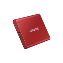 Przenośny dysk SSD Samsung T7 2000 GB, USB 3.2, czerwony