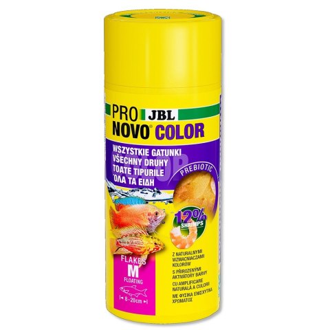 JBL Pronovo Color Flakes M 100ml - pokarm wzmacniający kolory ryb