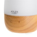 Adler Ultrasonic Aroma Dyfuzor AD 7967 Ultradźwiękowy, Nadaje się do pomieszczeń do 25 m³, Brązowy/Biały