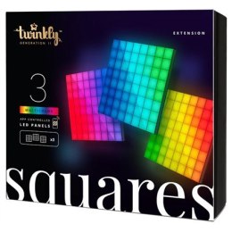 Zestaw rozszerzeń inteligentnych paneli LED Twinkly Squares (3 panele)