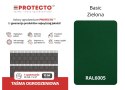 TAŚMA OGRODZENIOWA ROLKA 26MB BASIC 19CM PROTECTO ZIELONA MIĘKKA ELASTYCZNA