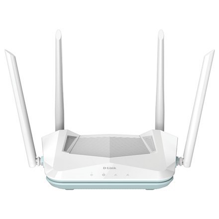 D-Link AX1500 Smart Router R15 802.11ax, 1200+300 Mbit/s, 10/100/1000 Mbit/s, Porty Ethernet LAN (RJ-45) 3, Obsługa sieci Mesh T