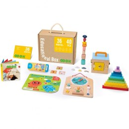 Tooky Toy Edukacyjne Pudełko dla Dzieci z 6w1 od 3 Lat