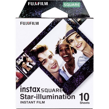 Fujifilm Instax Kwadratowa gwiazda Oświetlenie Film błyskawiczny (10 pl) Ilość 10, 86 x 72 mm