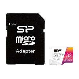 Karta pamięci Silicon Power microSDHC UHS-I Elite 32 GB, microSDHC/SDXC, pamięć Flash klasa 10