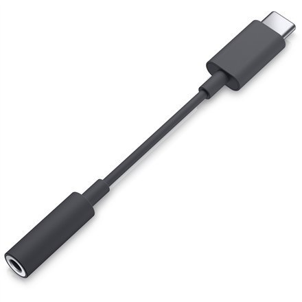 Adapter Dell z USB-C na gniazdo słuchawkowe 3,5 mm SA1023 24-pinowy port USB-C — męski, mini-telefon stereo 3,5 mm — żeński, cza