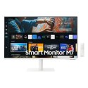 Samsung Smart Monitor LS32CM703UUXDU 32", VA, 4K, 3840 x 2160, 16:9, 4 ms, 300 cd/m², Biały, Ilość portów HDMI 2, 60 Hz