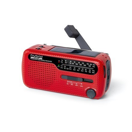 Radio Muse z własnym zasilaniem MH-07RED, czerwone