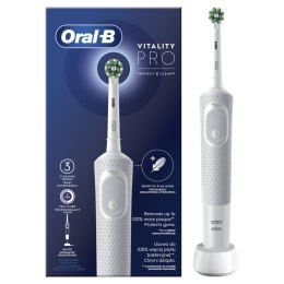 Oral-B Electric Toothbrush D103.413.3 Vitality Pro Rechargeable, Dla dorosłych, Ilość główek szczoteczki w zestawie 1, Biały, Il