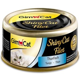 GimCat ShinyCat Filet - karma tuńczyk gotowany w bulionie 70g