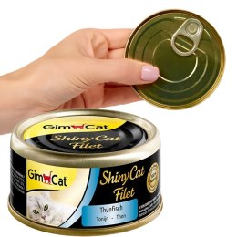 GimCat ShinyCat Filet - karma tuńczyk gotowany w bulionie 70g
