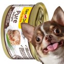 Gimdog Pure Delight 85g - karma dla małych psów kurczak i wołowina w galarecie