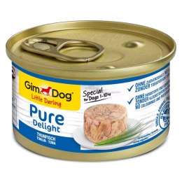 Gimdog Pure Delight 85g - karma dla małych psów tuńczyk w galarecie