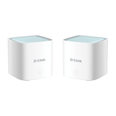 D-Link EAGLE PRO AI AX1500 Mesh System M15-2 (2-pack) 802.11ax, 1200+300 Mbit/s, 10/100/1000 Mbit/s, porty Ethernet LAN (RJ-45)