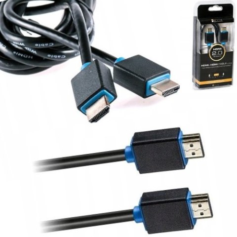 KABEL HDMI-HDMI 1,5 M V2.0 UHD 4K 99,9% MIEDZI