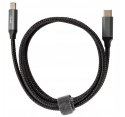 WZMACNIANY SZYBKI KABEL USB-C 3A 1m METALOWY WTYK