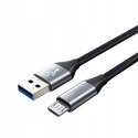 WZMACNIANY WYTRZYMAŁY KABEL USB-A microUSB 2m 2.0