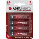 4x BATERIA AGFAPHOTO HEAVY DUTY AA LR06 CYNKOWA