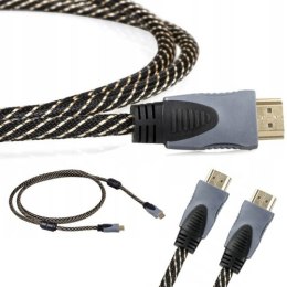 KABEL HDMI 2.0 4K 3D UHD 1,8 M MIEDŹ 48 BIT CU