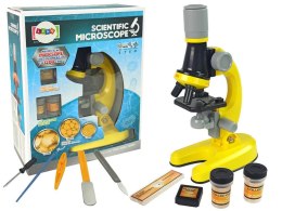 Mikroskop Dla Naukowca Zestaw Edukacyjny Żółty 100