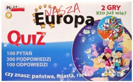 GRA PLANSZOWA QUIZ 2W1 NASZA EUROPA KTO JUŻ WIE?