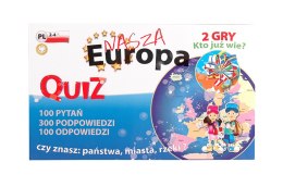 GRA PLANSZOWA QUIZ 2W1 NASZA EUROPA KTO JUŻ WIE?